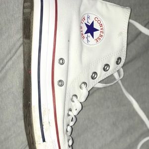 white high top converse